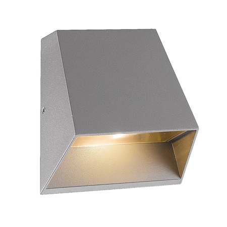 Eurofase Kilo Contemporary LED Wall Sconce, 1-Light, 330 Lumens, Frost Pc/Marine Grey 28281-016